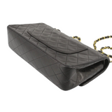 Chanel Black Leather Double flap shoulder bag