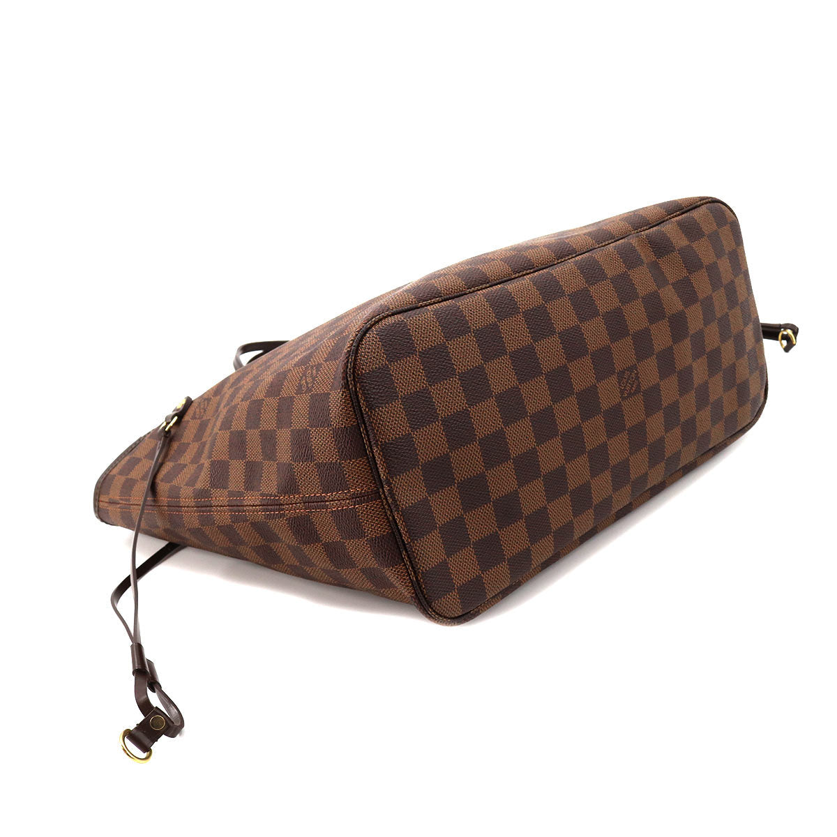 Louis Vuitton Damier Neverfull MM Tote Bag Ebene Cerise Brown