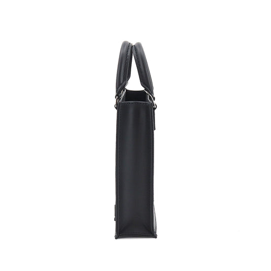 Louis Vuitton Epi Petit Sac Plat 2way Hand Shoulder Bag Leather Noir