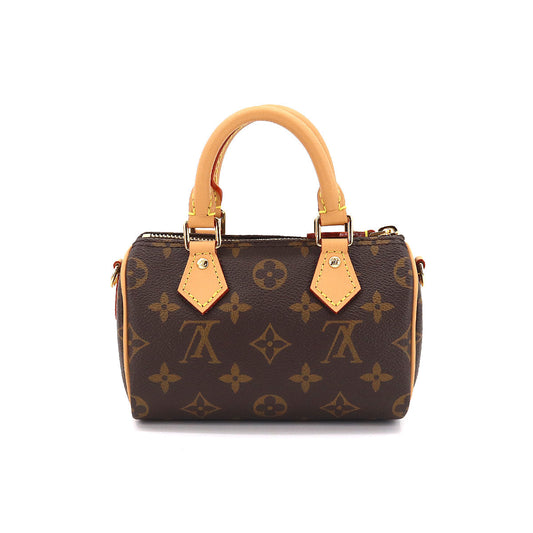 Louis Vuitton Monogram Nano Speedy 2Way Hand Shoulder Bag