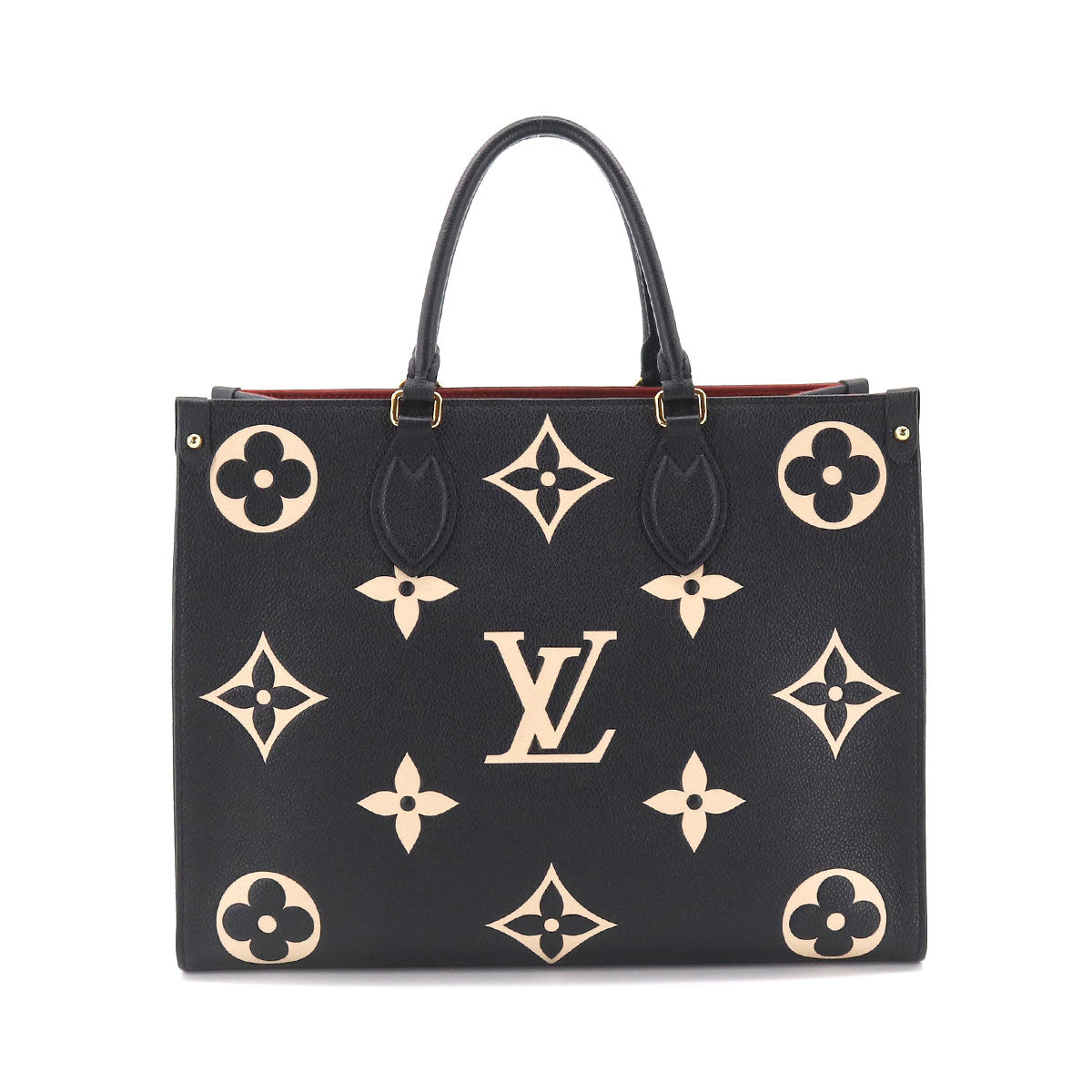 Louis Vuitton Monogram Implant On The Go MM 2Way Tote Shoulder Bag