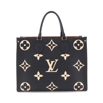 Louis Vuitton Monogram Implant On The Go MM 2Way Tote Shoulder Bag
