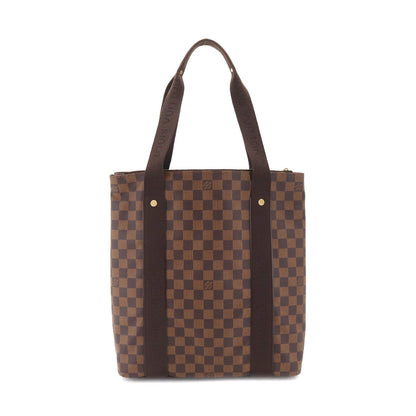Louis Vuitton Damier Cabas Beaubourg Tote Bag Ebene Gold Metal