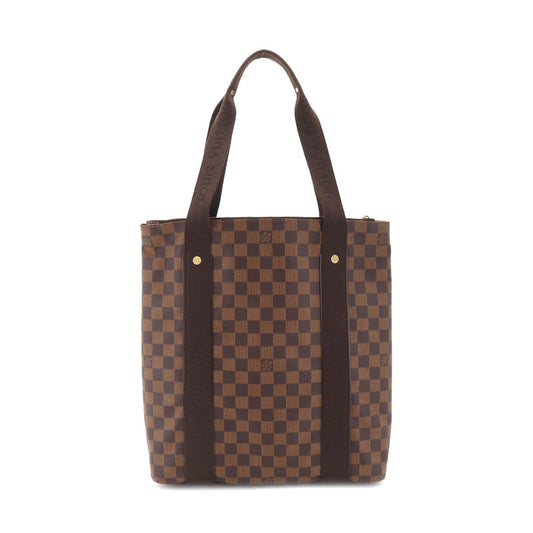 Louis Vuitton Damier Cabas Beaubourg Tote Bag Ebene Gold Metal