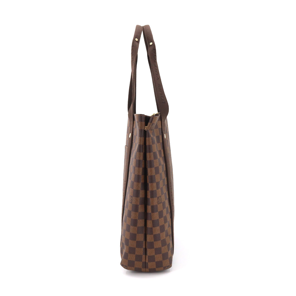 Louis Vuitton Damier Cabas Beaubourg Tote Bag Ebene Gold Metal