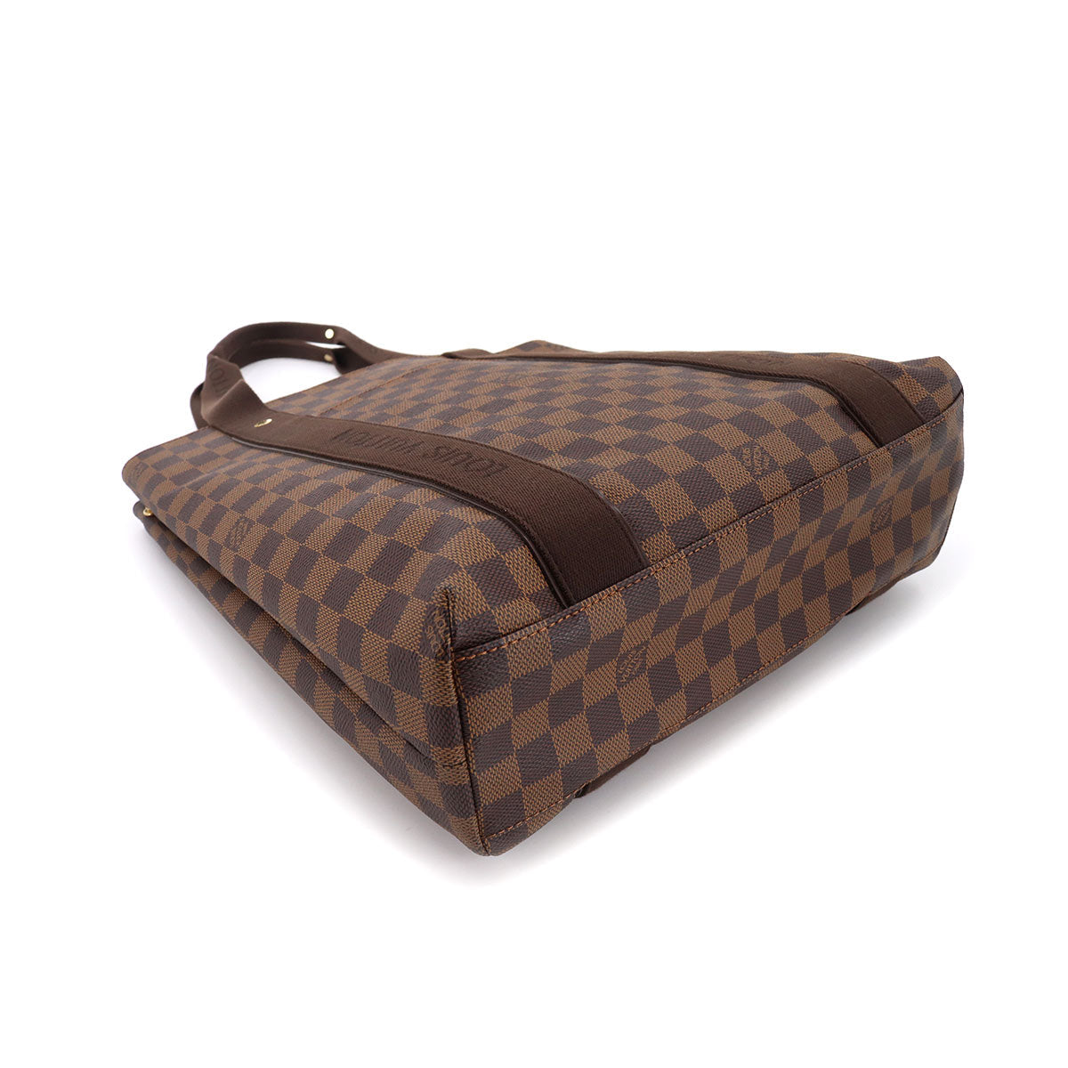 Louis Vuitton Damier Cabas Beaubourg Tote Bag Ebene Gold Metal