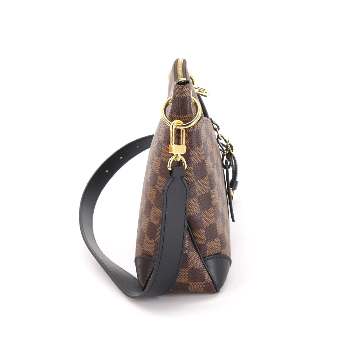 Louis Vuitton Damier Odeon NM PM Shoulder Bag Ebene Gold Hardware