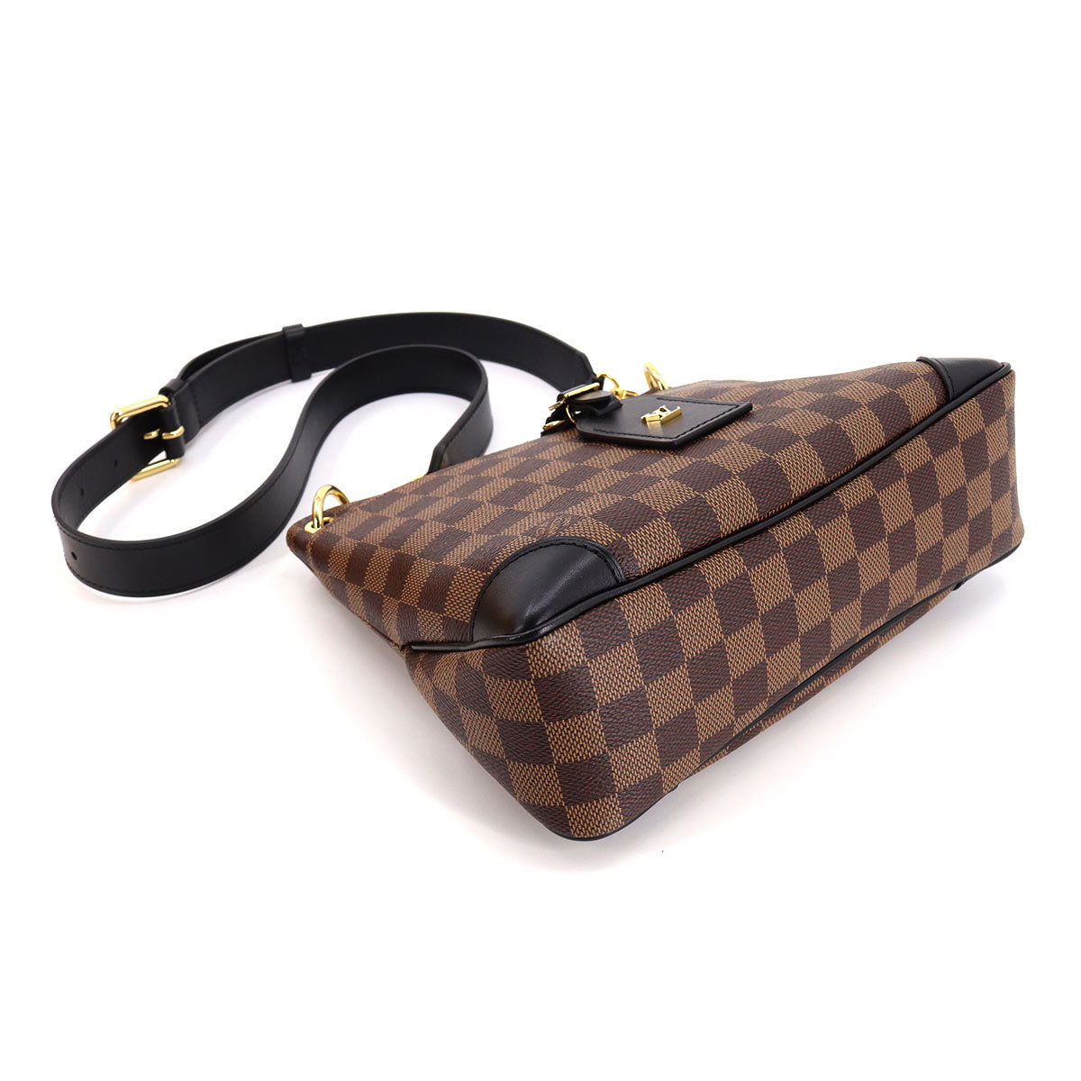 Louis Vuitton Damier Odeon NM PM Shoulder Bag Ebene Gold Hardware