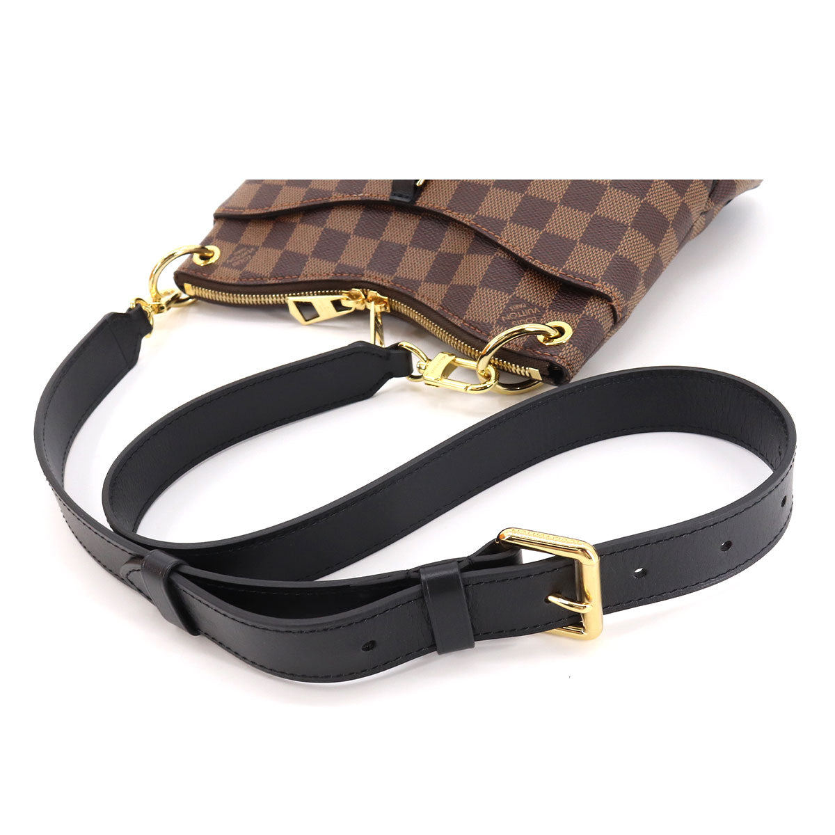 Louis Vuitton Damier Odeon NM PM Shoulder Bag Ebene Gold Hardware