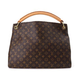Louis Vuitton Monogram Artsy MM Shoulder Bag Brown