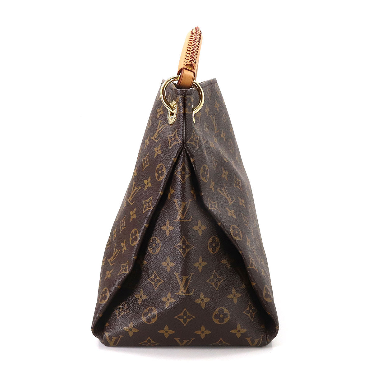 Louis Vuitton Monogram Artsy MM Shoulder Bag Brown