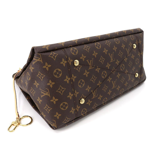 Louis Vuitton Monogram Artsy MM Shoulder Bag Brown