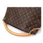 Louis Vuitton Monogram Artsy MM Shoulder Bag Brown