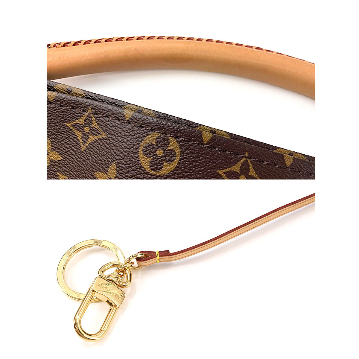 Louis Vuitton Monogram Artsy MM Shoulder Bag Brown
