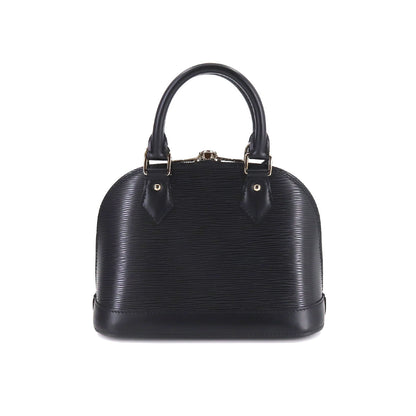 Louis Vuitton Epi Alma BB 2Way Shoulder Bag Leather Noir Black