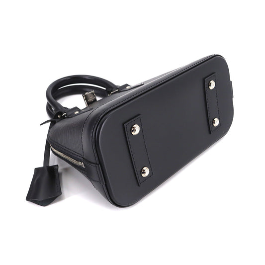 Louis Vuitton Epi Alma BB 2Way Shoulder Bag Leather Noir Black