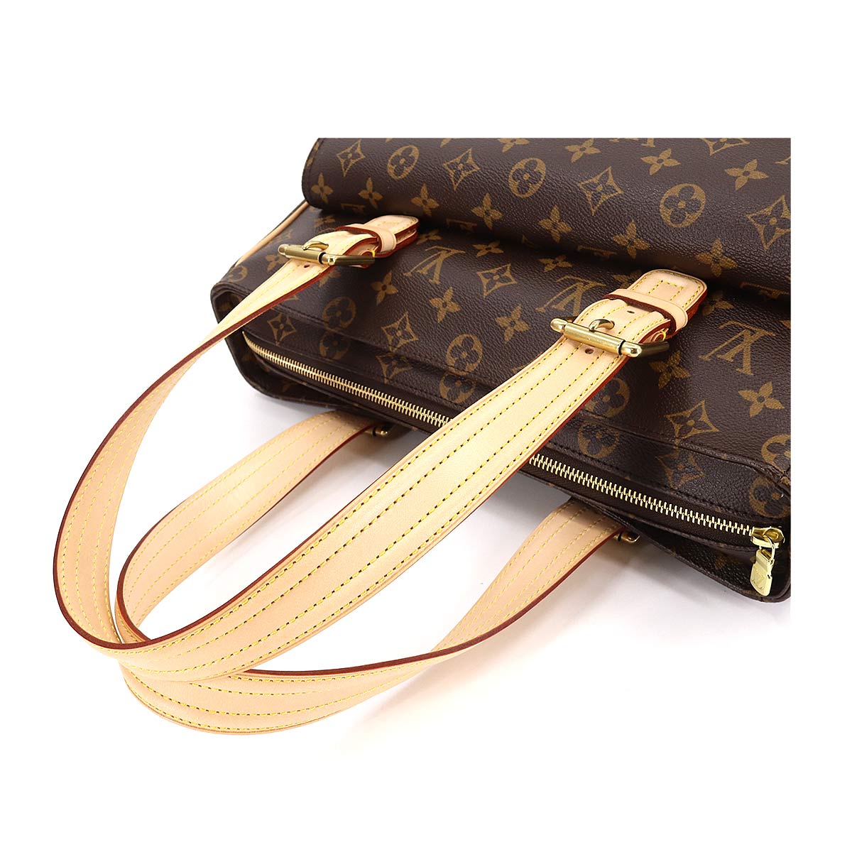 Louis Vuitton Monogram Multipli Cite Tote Bag Brown