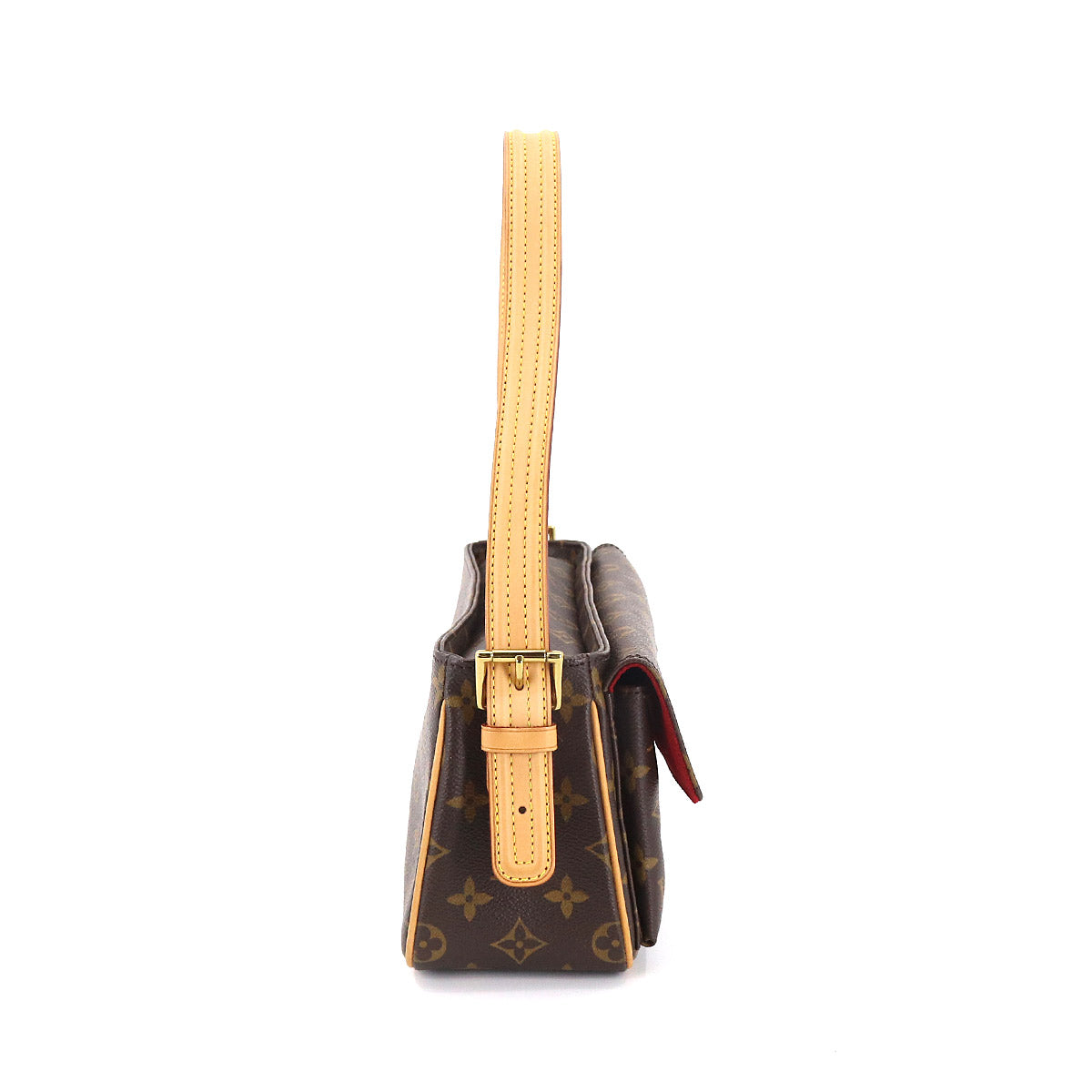 Louis Vuitton Monogram Viva Cite MM Shoulder Bag Brown
