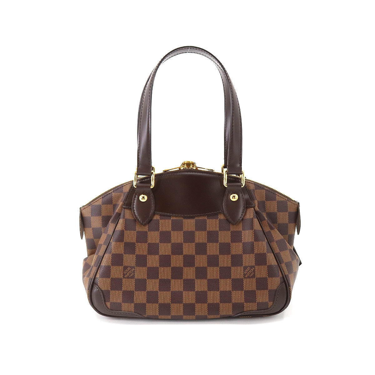 Louis Vuitton Damier Verona PM Hand Bag Ebene Brown