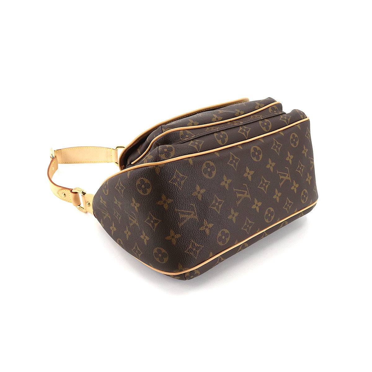 Louis Vuitton Monogram Tikal GM Shoulder Bag Brown Gold Hardware