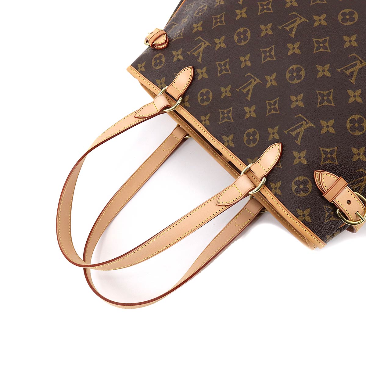Louis Vuitton Monogram Batignolles Horizontal Tote Bag Brown