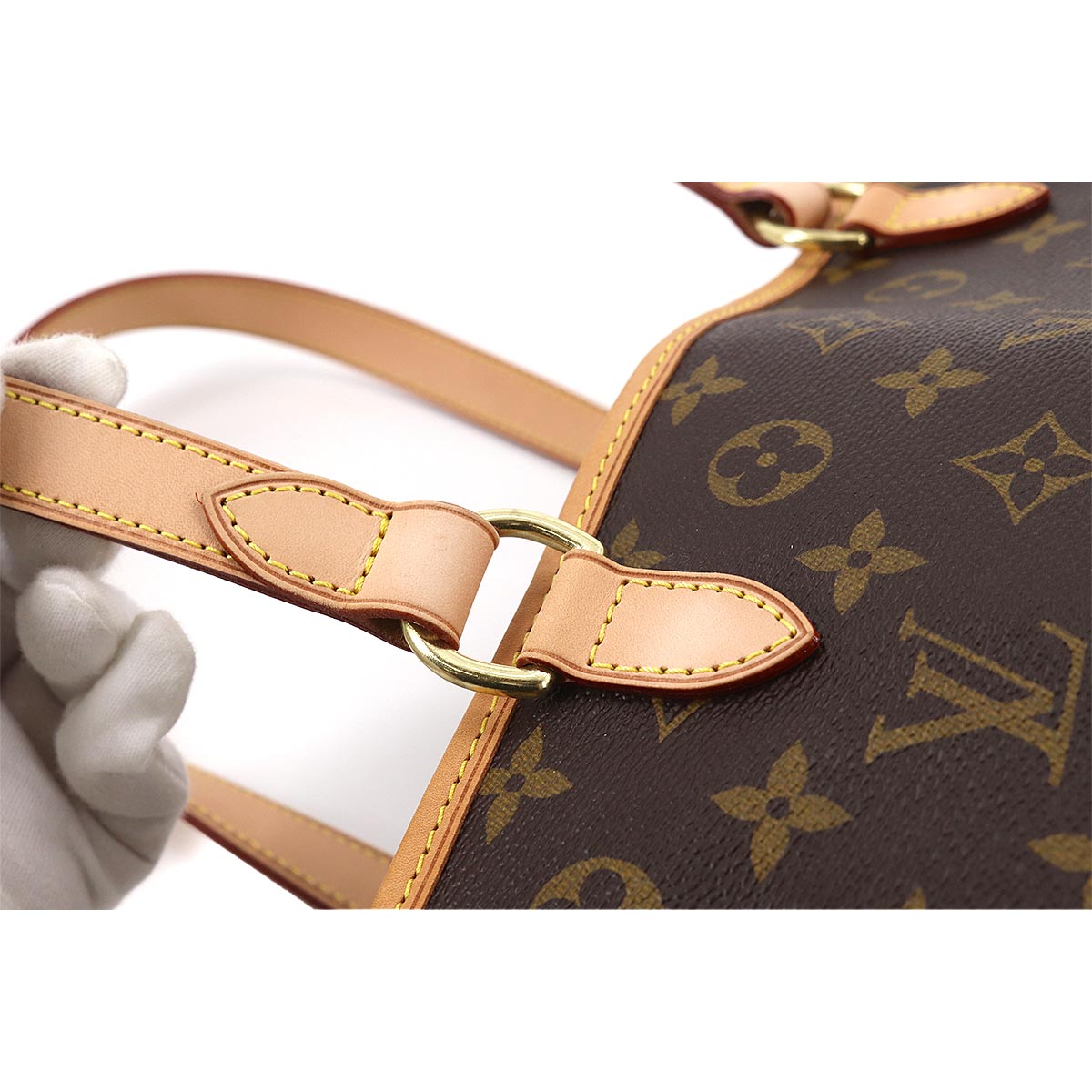 Louis Vuitton Monogram Batignolles Horizontal Tote Bag Brown