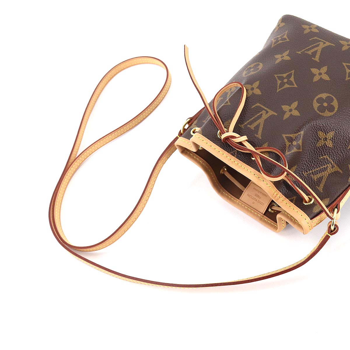 Louis Vuitton Monogram Nano Noe Shoulder Bag Brown