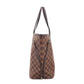 Louis Vuitton Damier Neverfull MM Tote Bag Gold Metal