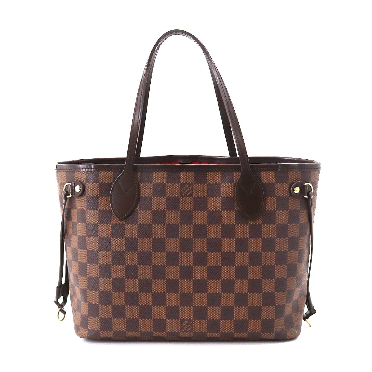 Louis Vuitton Damier Neverfull PM Tote Bag Ebene