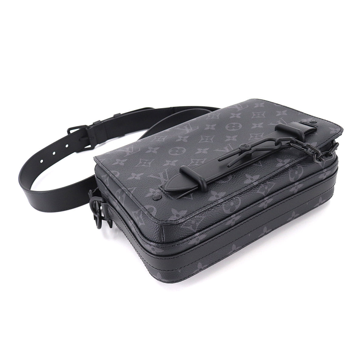 Louis Vuitton Monogram Eclipse Steamer Messenger Shoulder Bag