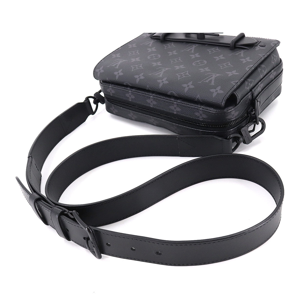 Louis Vuitton Monogram Eclipse Steamer Messenger Shoulder Bag