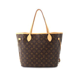 Louis Vuitton Monogram Neverfull MM Tote Bag Brown