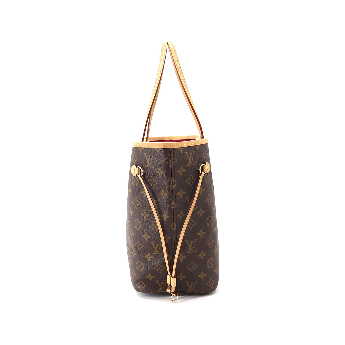Louis Vuitton Monogram Neverfull MM Tote Bag Brown
