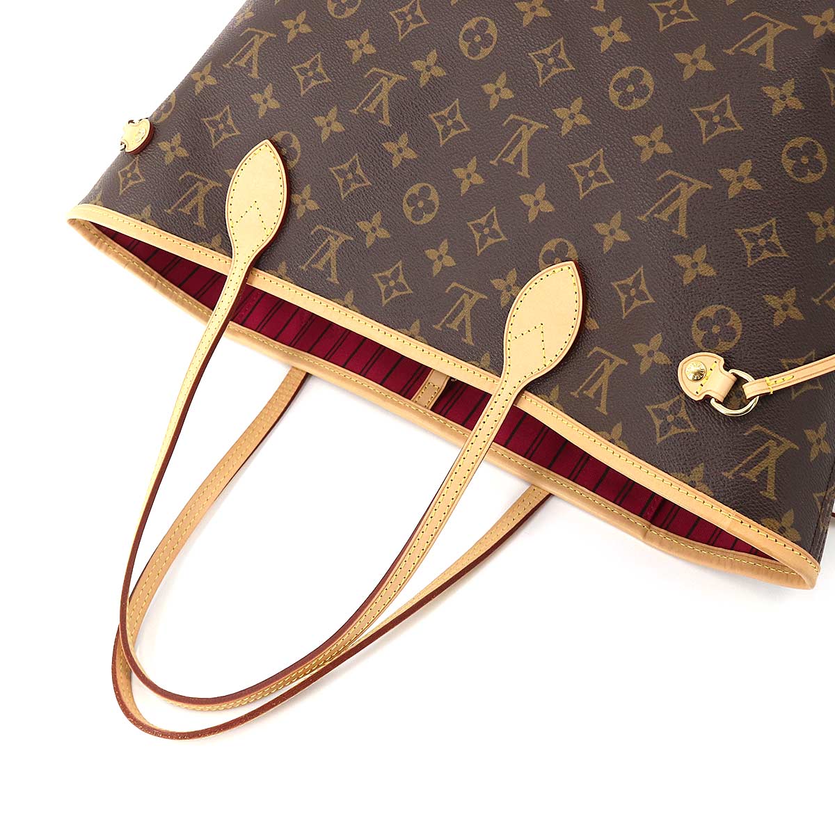 Louis Vuitton Monogram Neverfull MM Tote Bag Brown