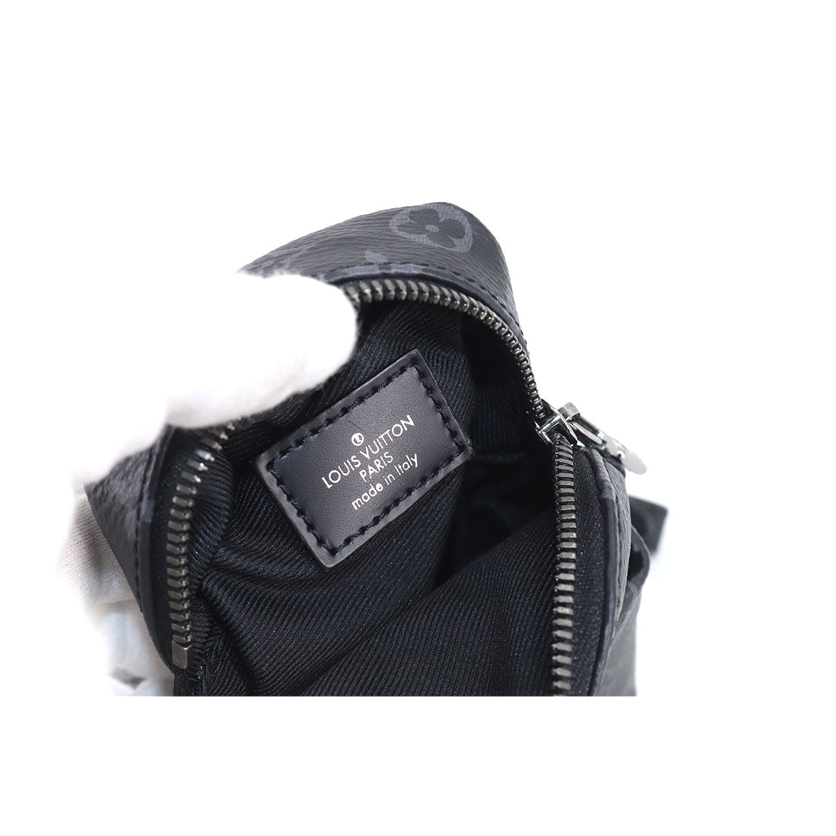Louis Vuitton Monogram Eclipse Bijoux Sac Backpack Black