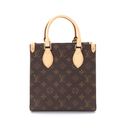 Louis Vuitton Monogram Sac Plat BB 2Way Shoulder Bag Brown