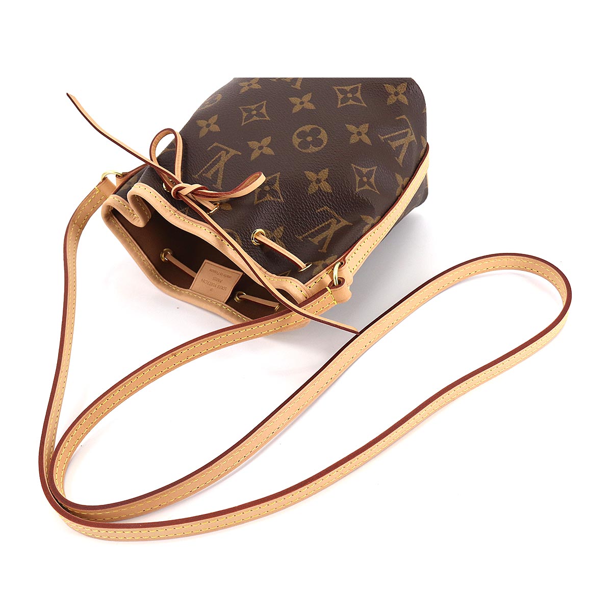 Louis Vuitton Monogram Nano Noe Shoulder Bag Brown