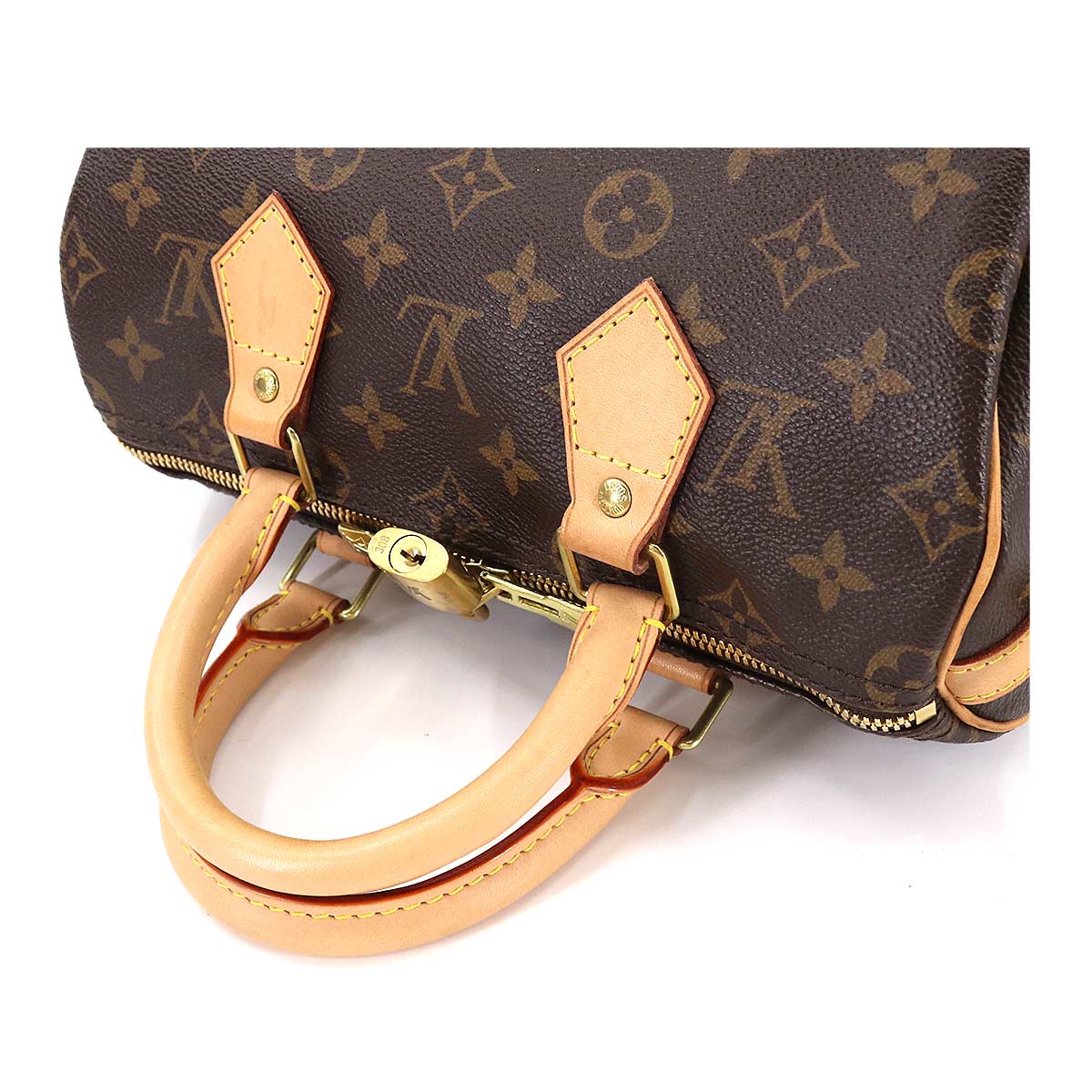 Louis Vuitton Monogram Speedy Bandouliere 25 2Way Shoulder Bag Brown