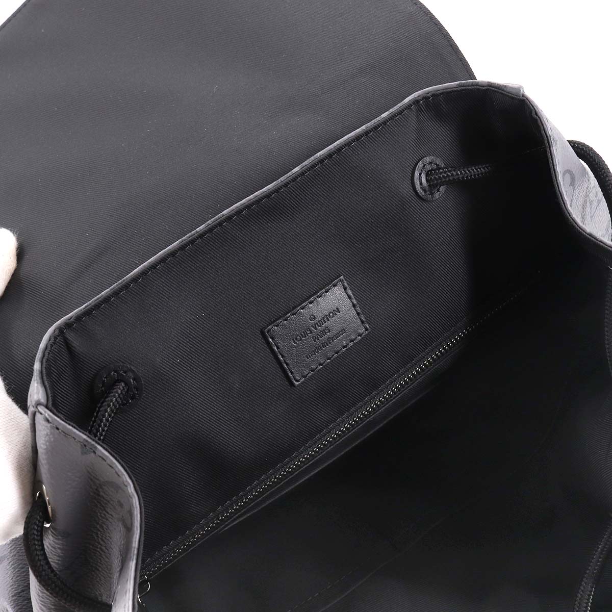 Louis Vuitton Monogram Eclipse Christopher MM Backpack Rucksack Black