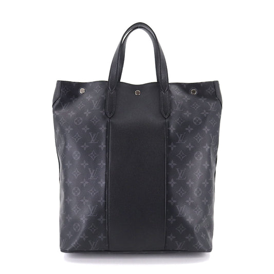 Louis Vuitton Taigarama City Tote 2Way Shoulder Bag Leather Noir