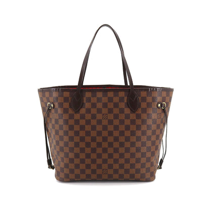 Louis Vuitton Damier Neverfull MM Tote Bag Ebene Brown