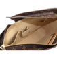 Louis Vuitton Monogram Luco Tote Bag Brown Gold Metal