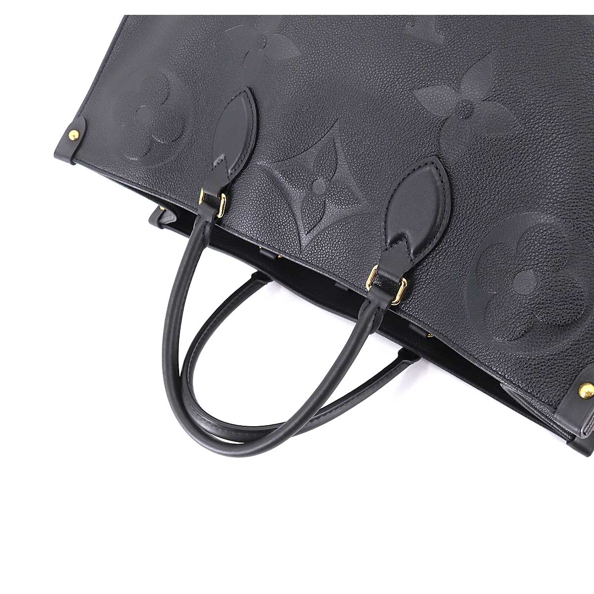 Louis Vuitton Monogram Implant Onthego GM 2Way Tote Bag Noir