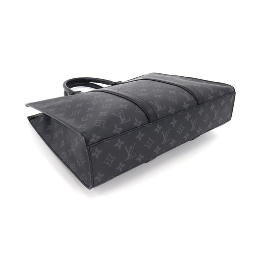 Louis Vuitton Monogram Eclipse Sac Plat Horizontal Zip Business Bag