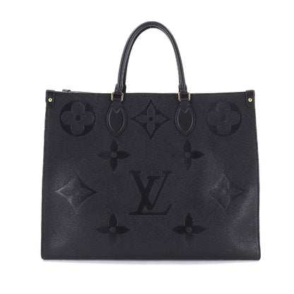 Louis Vuitton Monogram Implant Onthego GM 2Way Shoulder Bag Noir