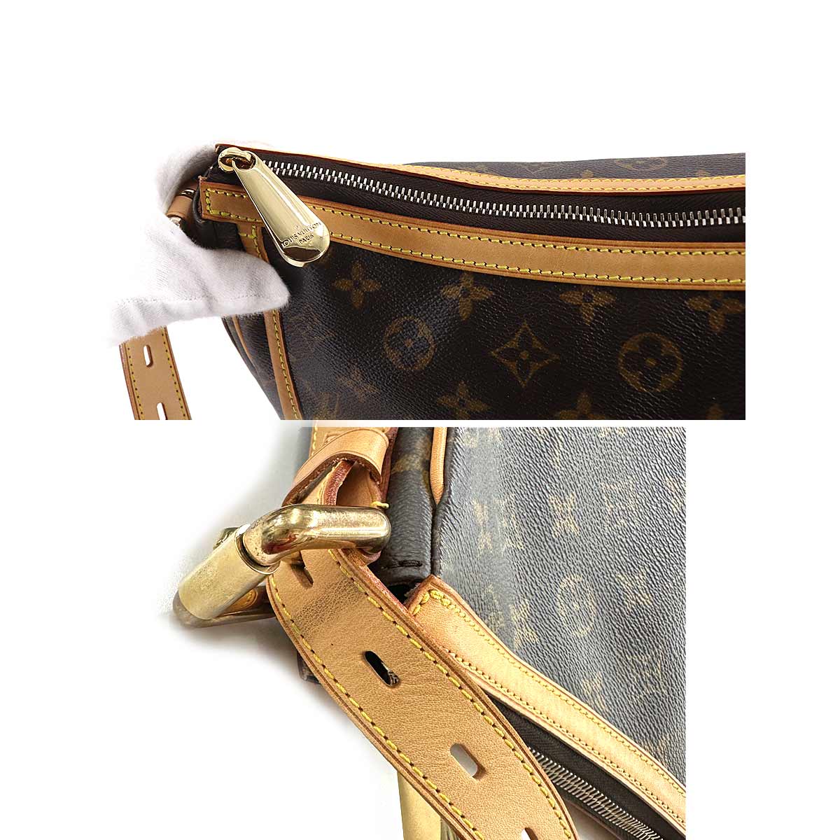 Louis Vuitton Monogram Tulum GM Shoulder Bag Brown