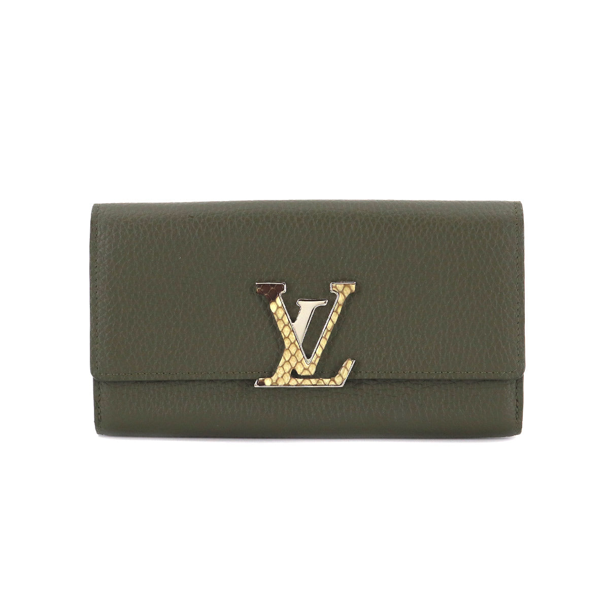 Louis Vuitton Portefeuille Capucines Bi-fold Long Wallet Taurillon Leather