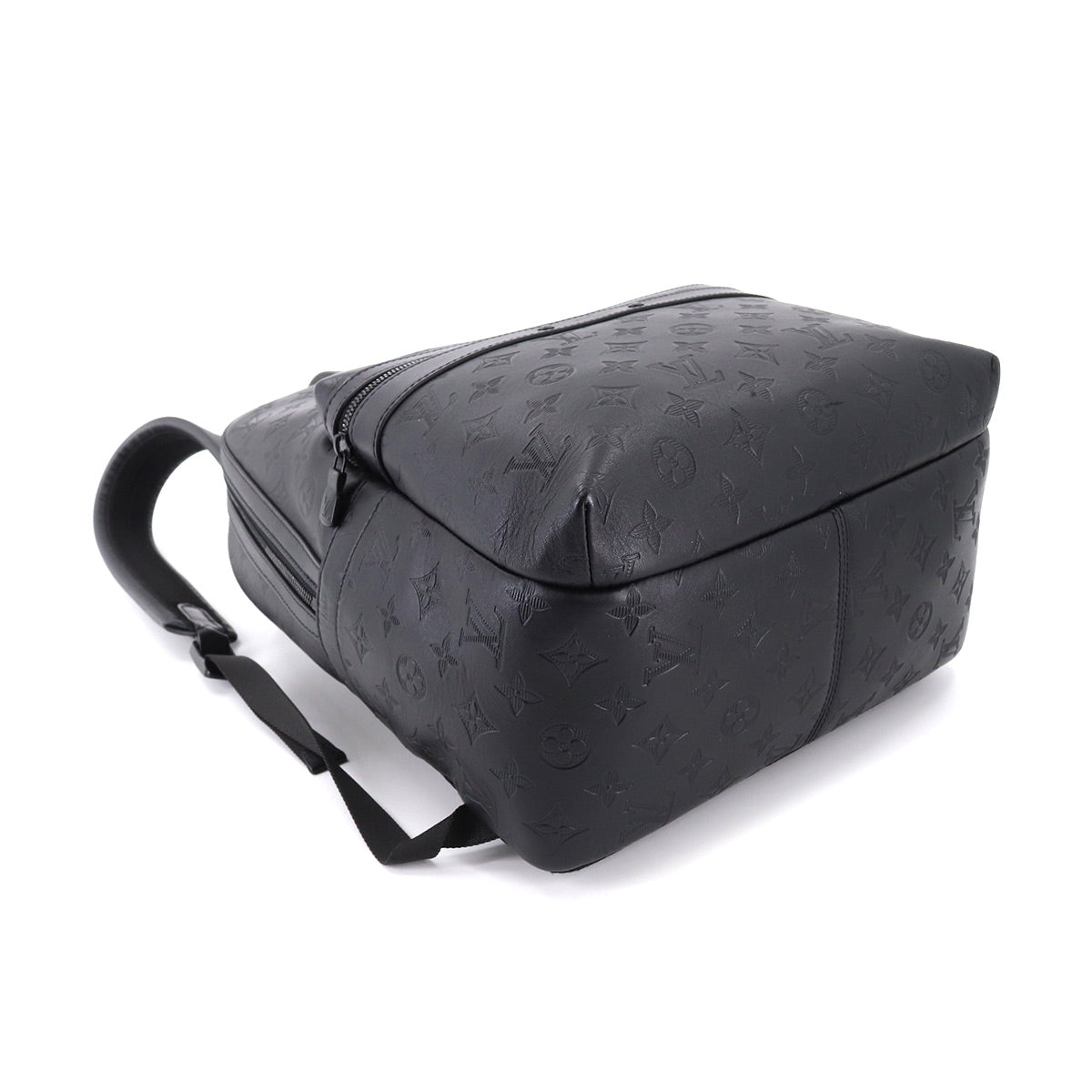Louis Vuitton Monogram Shadow Sprinter Backpack Leather Black