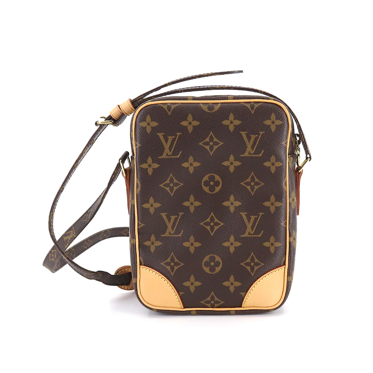 Louis Vuitton Monogram Amazon Shoulder Bag Brown Gold Hardware