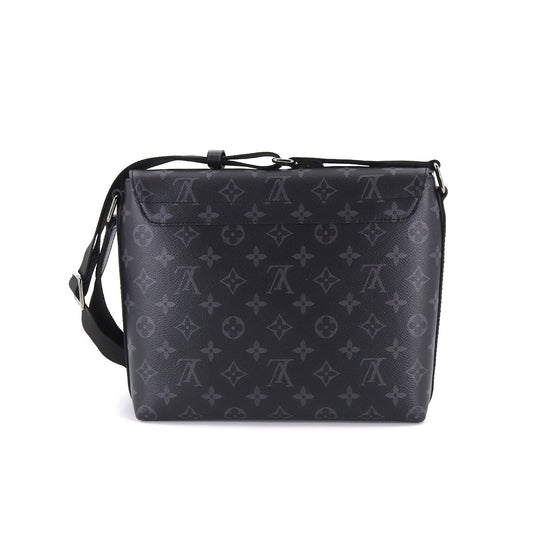 Louis Vuitton Monogram Eclipse District PM NV2 Shoulder Bag Black